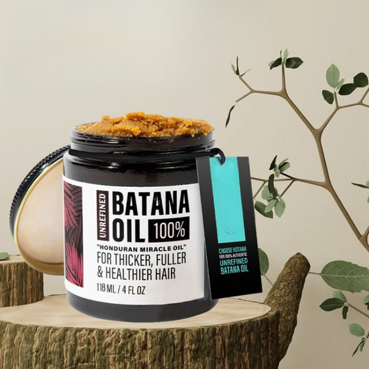 Batana Hair Oil – Ultimate Hydration, Strength & Protection for Healthy Hair | Omega Fatty Acids & Vitamin E