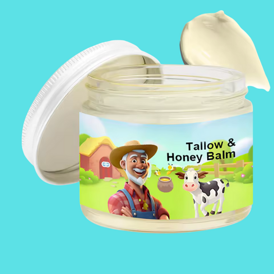 Tallow Honey Balm – Grass-Fed Tallow & Organic Honey Moisturizer for Face and Body