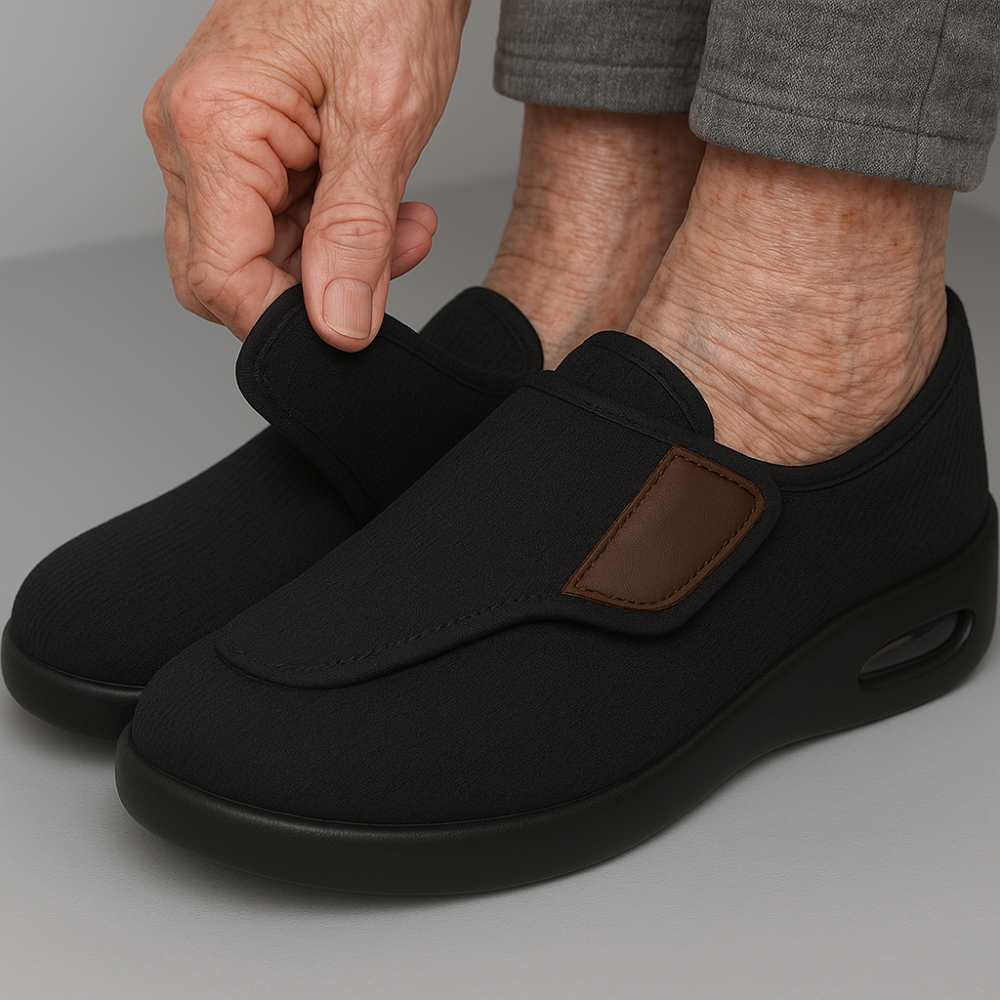Walking Shoes Adjustable Orthopedic Slip On Shoes Wide Feet