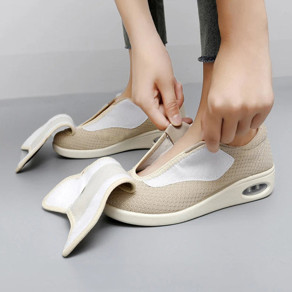Walking Shoes Adjustable Orthopedic Slip On Shoes Wide Feet