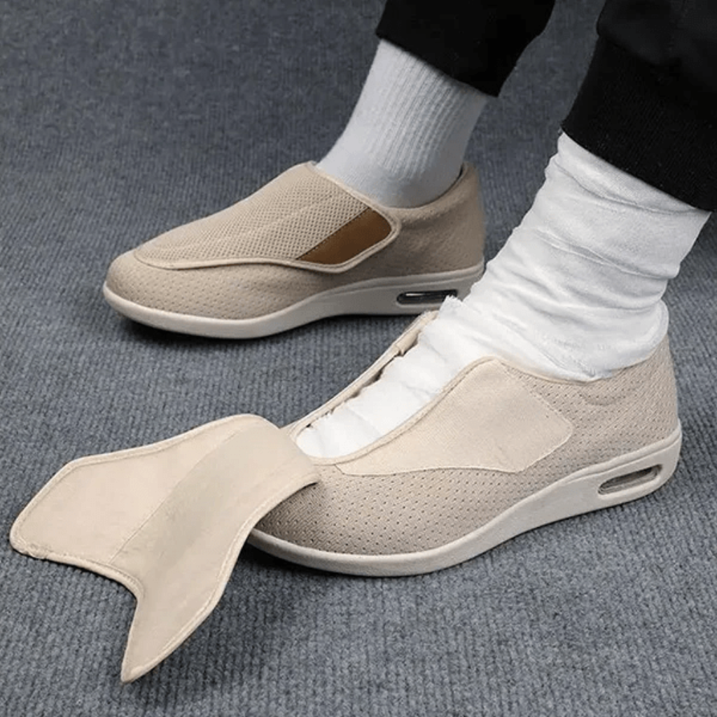 Walking Shoes Extra Wide Adjustable Fit Slip On
