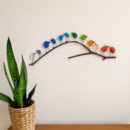 Wall Art Bird Branch Indoor Home Display