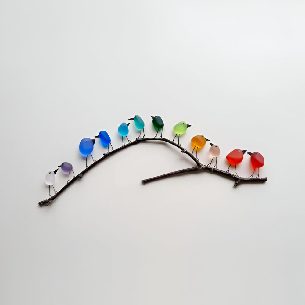 Wall Art Bird Branch Indoor Home Display