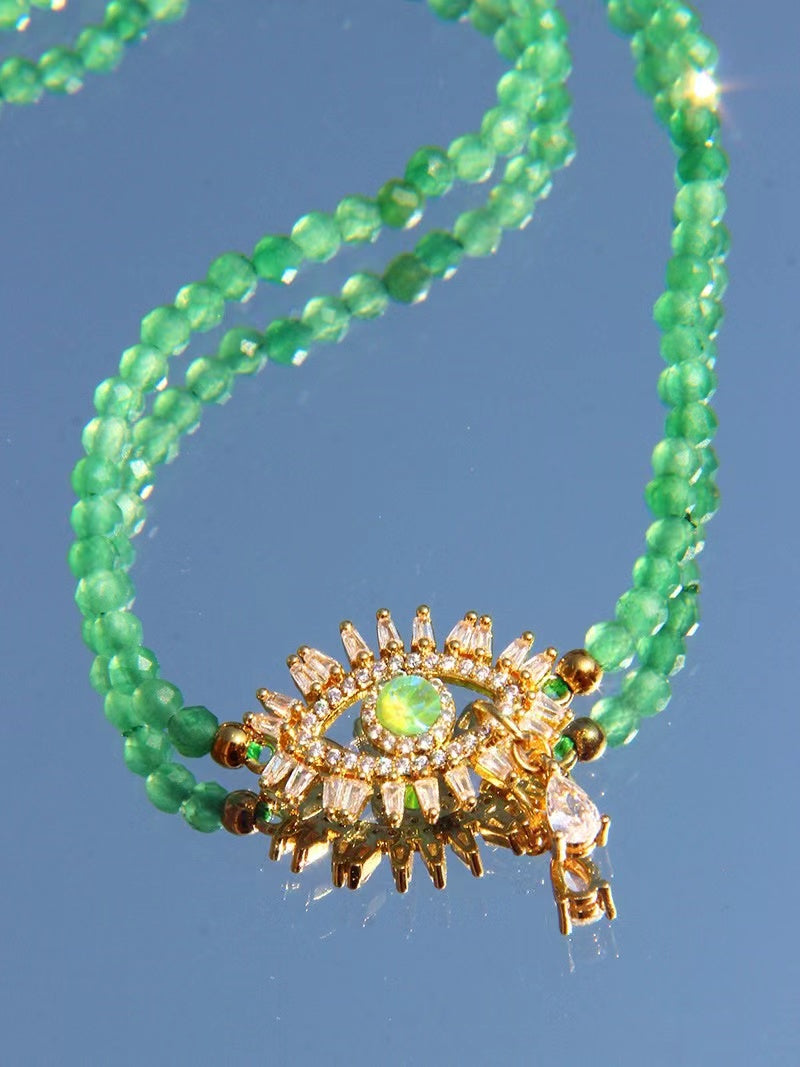 Turquoise Devil's Eye Necklace