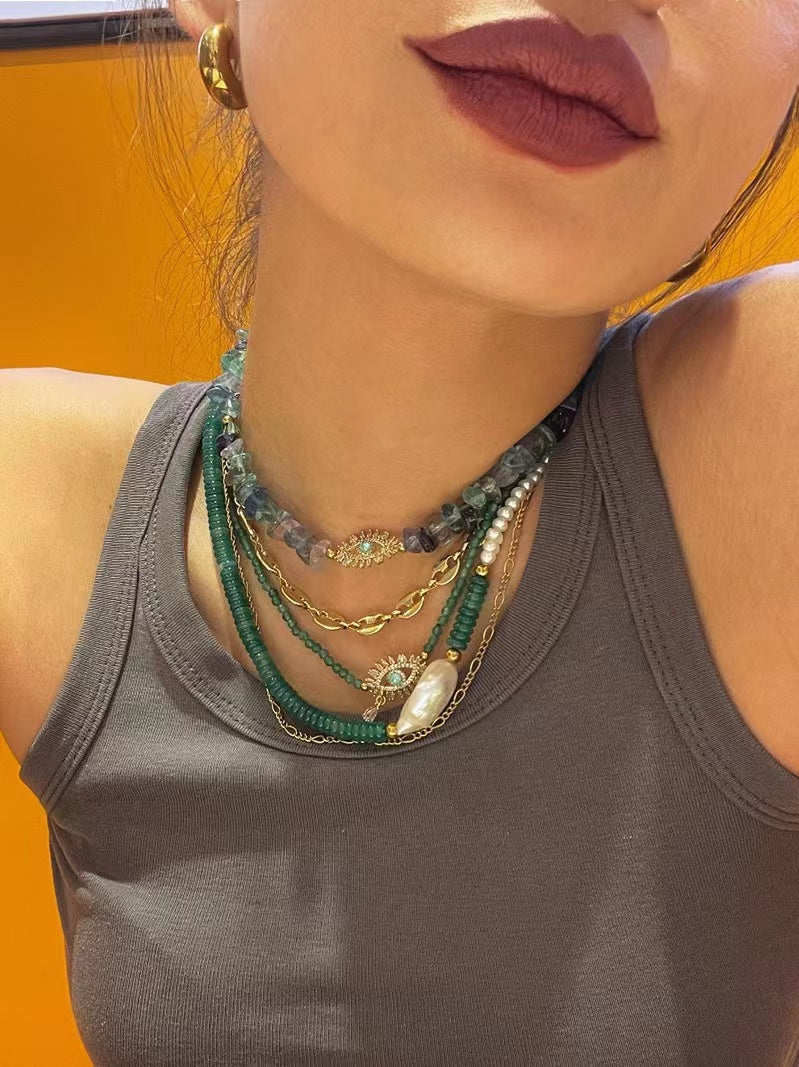 Turquoise Devil's Eye Necklace