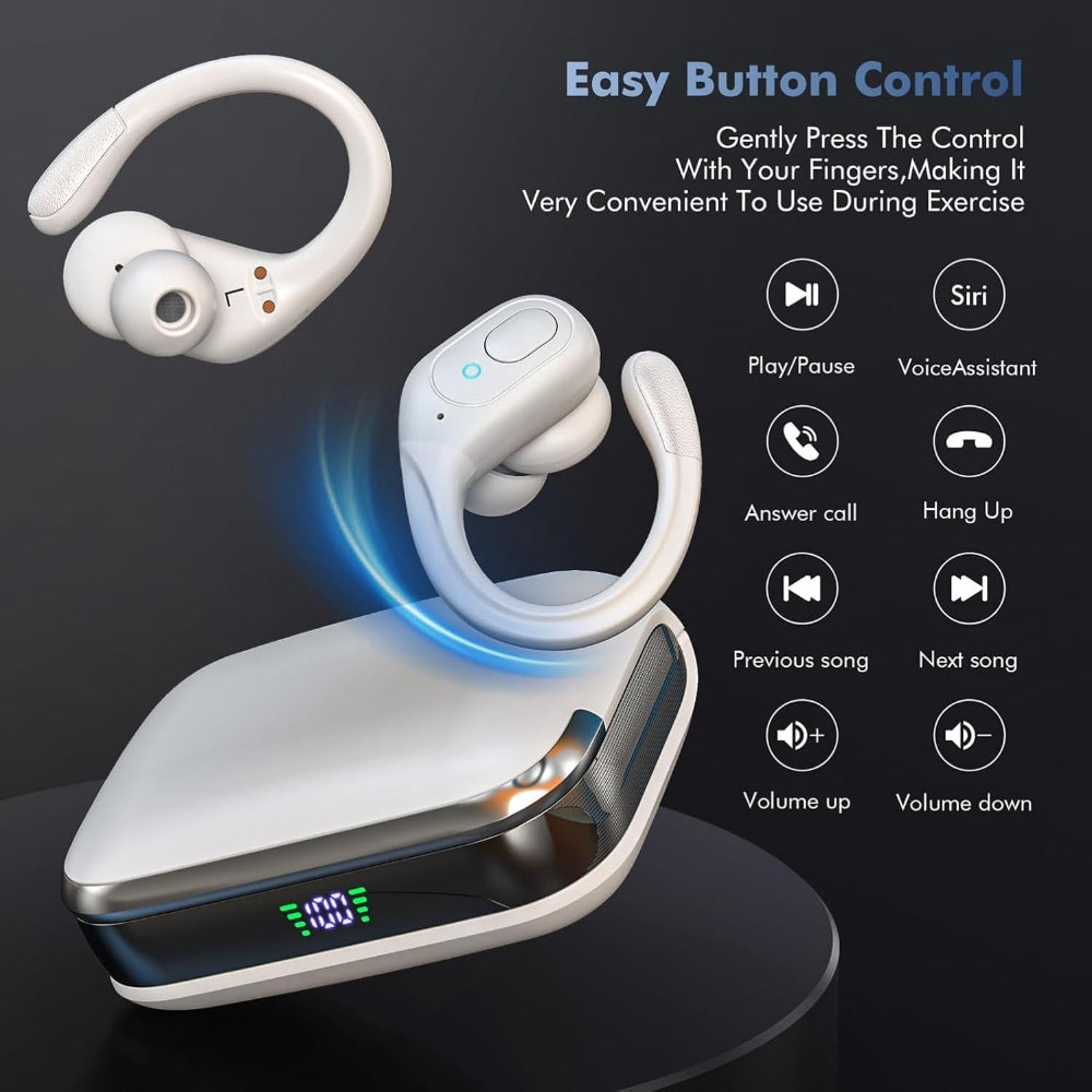 Wireless Bluetooth Earbuds Sports Headphones Waterproof Long Playtime