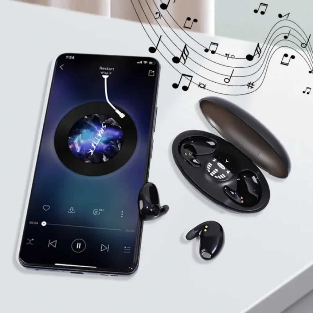 Wireless Earbuds Invisible Mini Bluetooth Noise Cancelling Sleep