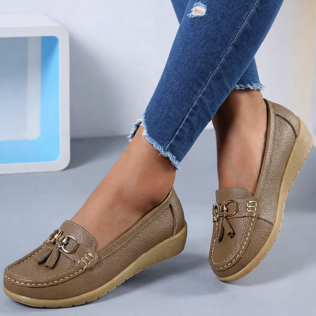 Women Walking Slip On Loafers Everyday Casual Shoes