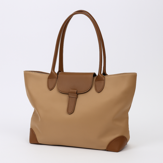 Women’s Large Canvas Tote Bag Minimalist Shoulder Handbag