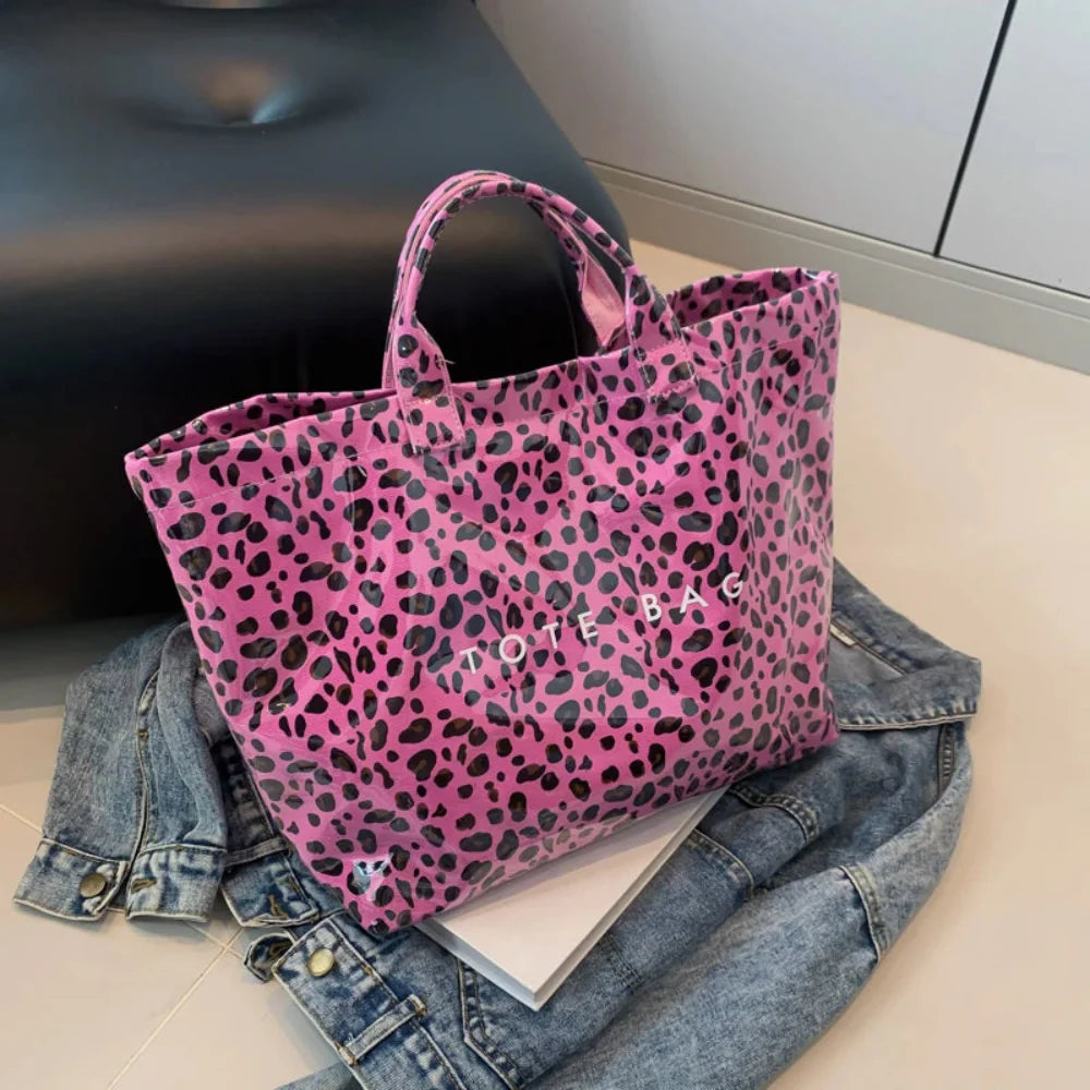 Women's Large Tote Bag - Metallic Oversized Reusable Handbag