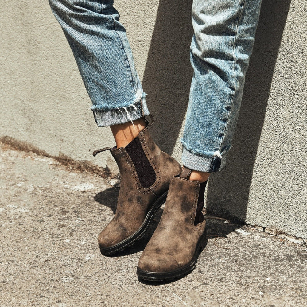 Women’s Waterproof Leather Chelsea Boots | Durable Slip On