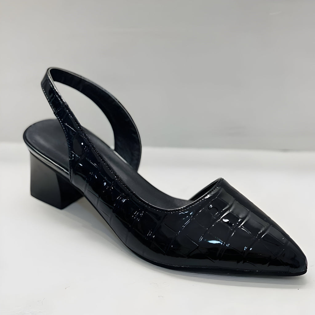 Womens Heels Wide Toe Box Supportive Everyday Dress Shoes