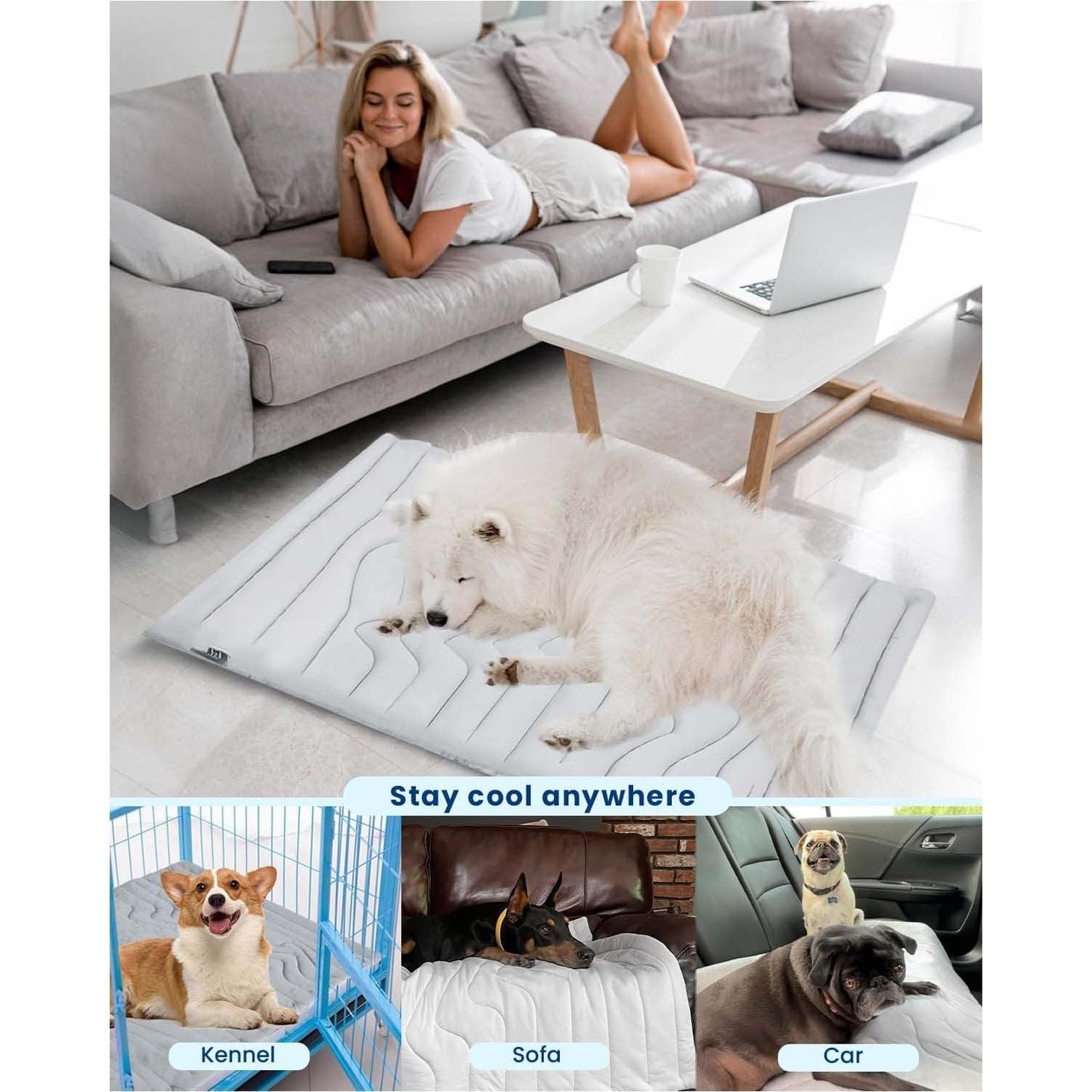 Dog Cooling Eco-friendly Mat, Cooling Pad