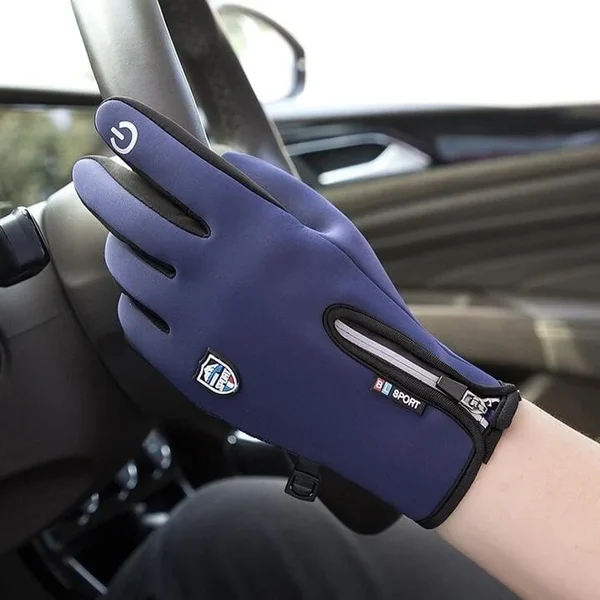 Outdoor Heated Gloves – Windproof, Waterproof, Plus Velvet Lining, USB Rechargeable, Touchscreen Winter Gloves