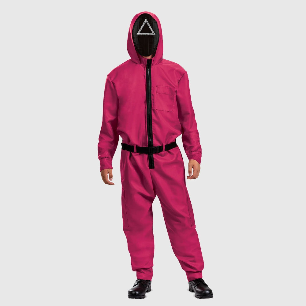 Kids Game Costume Adult Jumpsuit Guard Mask Outfit