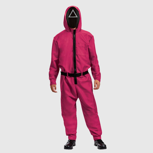 Kids Game Costume Adult Jumpsuit Guard Mask Outfit