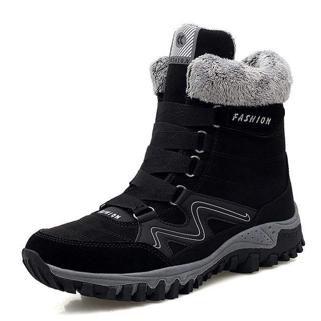 Suede Leather Outdoor Snow Boots
