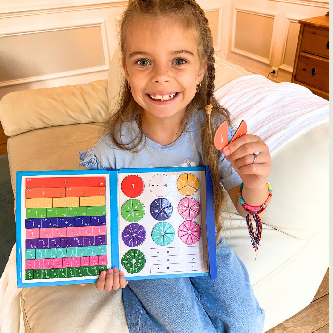 Livre de Fractions Magnétique Montessori - avichic™