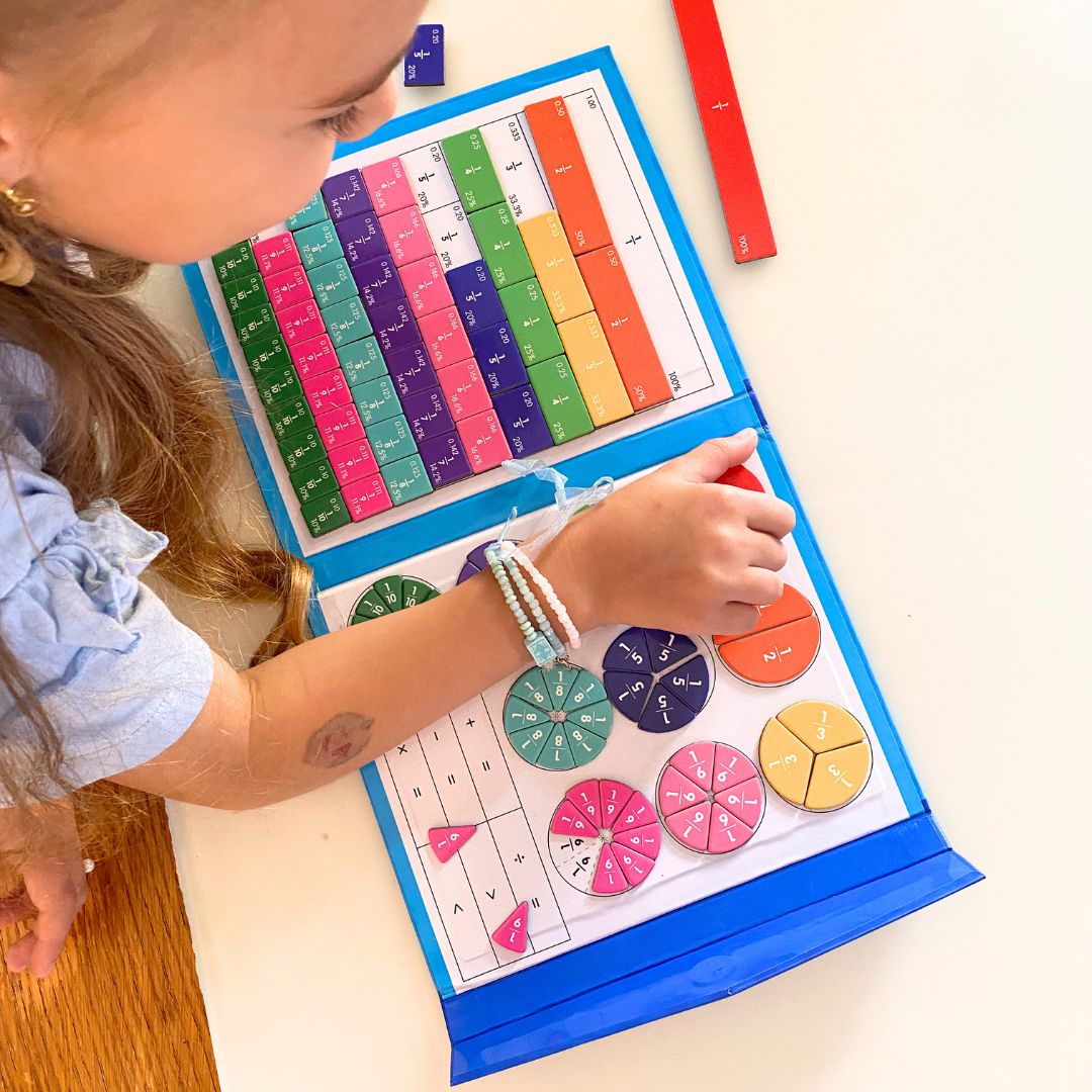 Livre de Fractions Magnétique Montessori - avichic™
