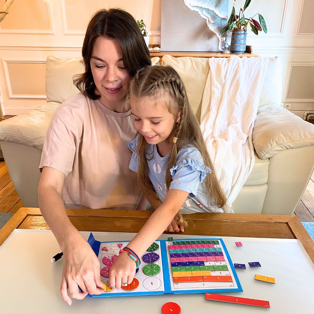 Livre de Fractions Magnétique Montessori - avichic™