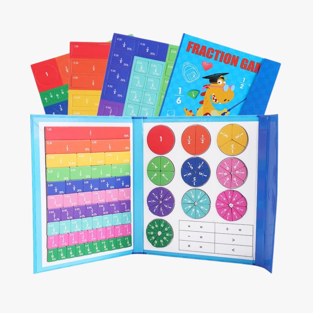 Livre de Fractions Magnétique Montessori - avichic™