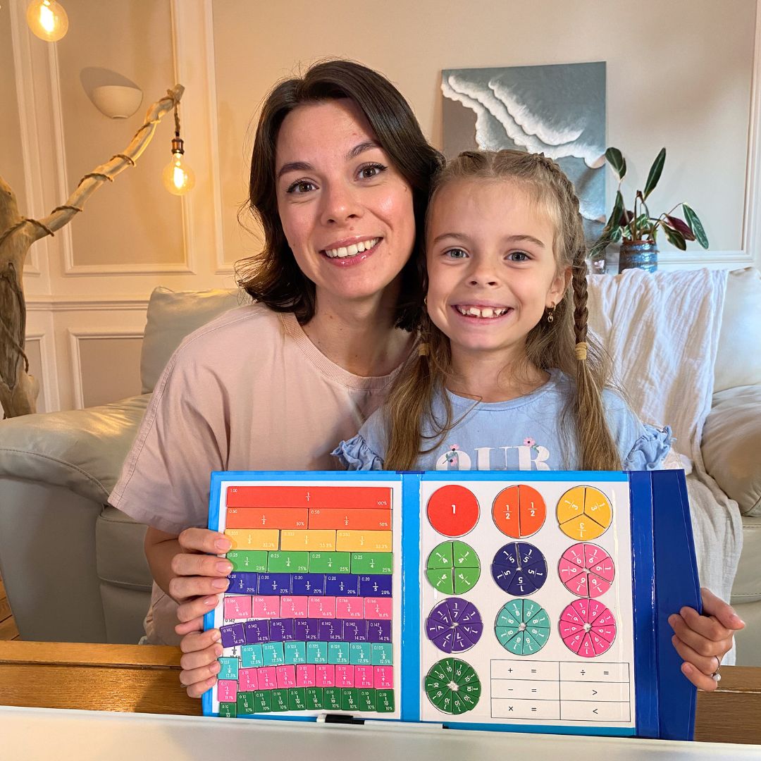 Livre de Fractions Magnétique Montessori - avichic™