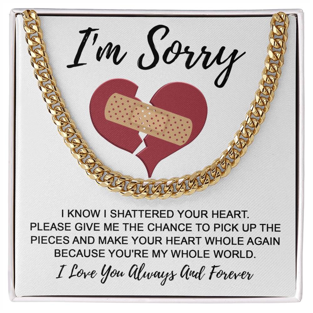 Sorry - The Pieces - Cuban Chain Link Necklace