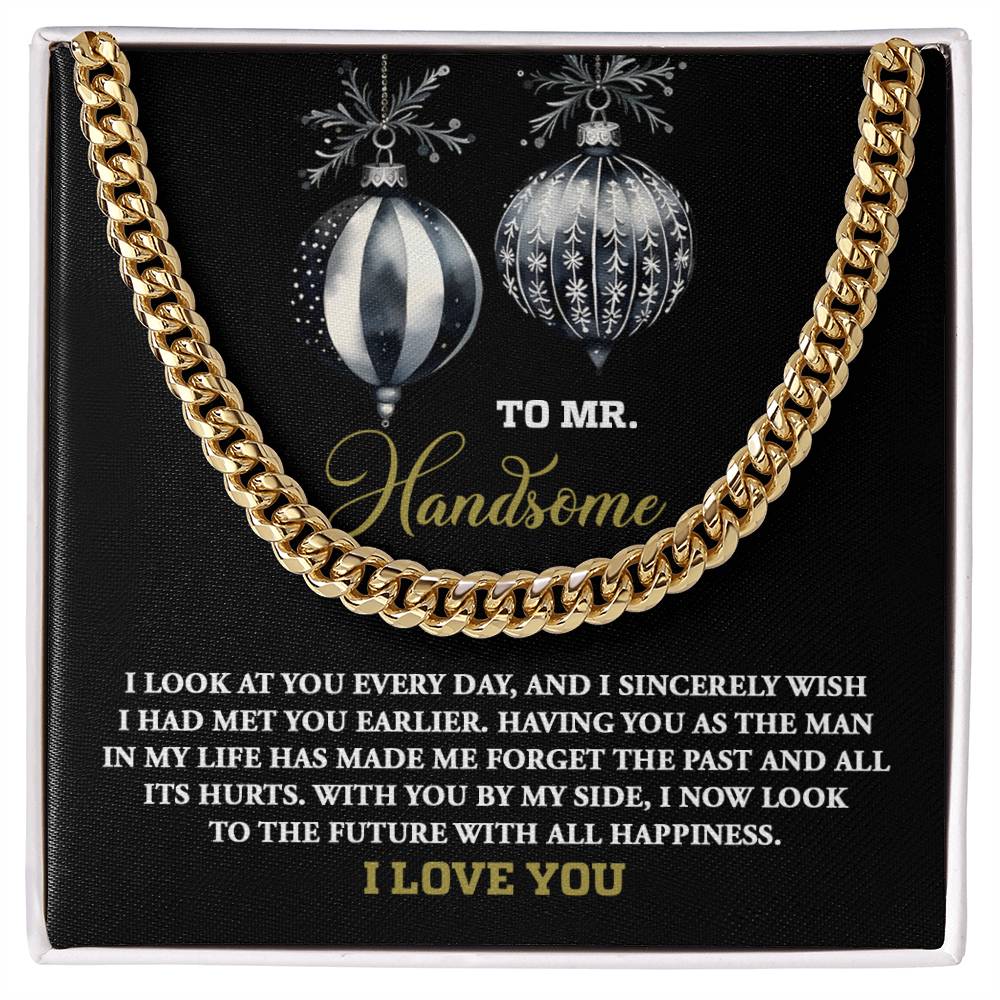 My Man - On My Face - Cuban Chain Link Necklace