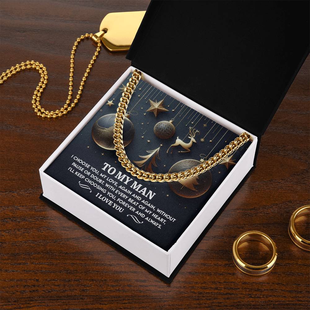 My Man - Every Beat - Cuban Chain Link Necklace