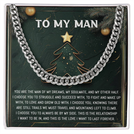 My Man - My Soulmate - Cuban Chain Link Necklace