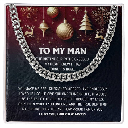My Man - Endlessly Loved - Cuban Chain Link Necklace