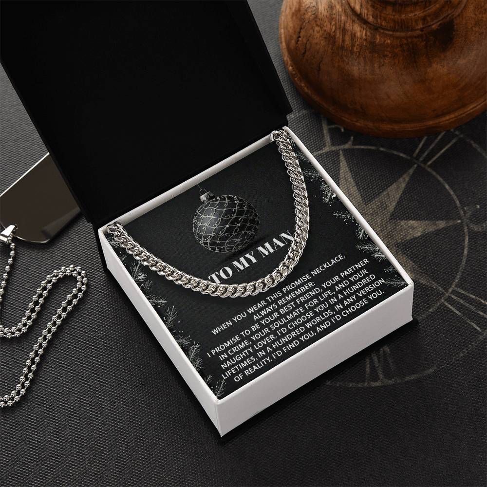 My Man - Naughty Lover - Cuban Chain Link Necklace