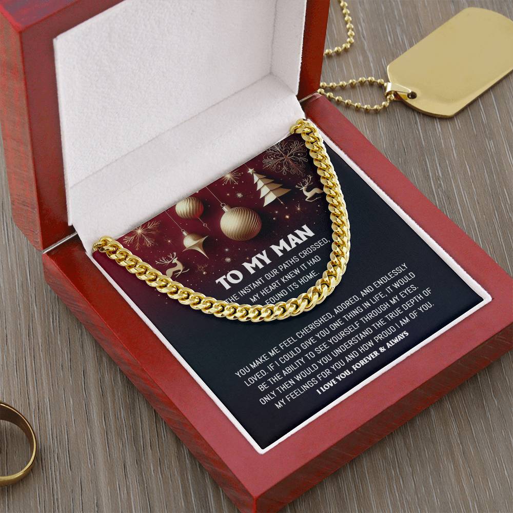 My Man - Endlessly Loved - Cuban Chain Link Necklace