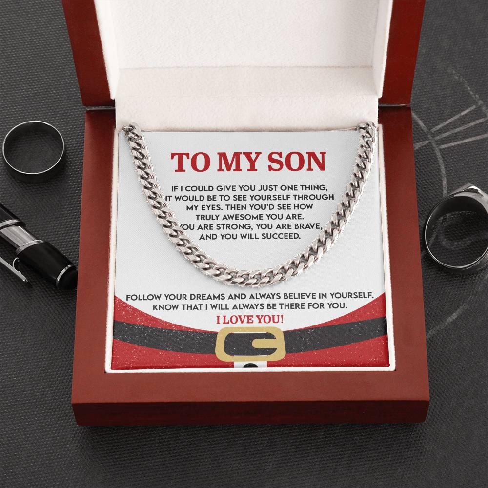 Son - There For You - Cuban Chain Link Necklace