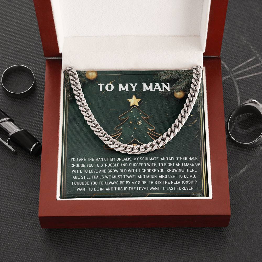 My Man - My Soulmate - Cuban Chain Link Necklace