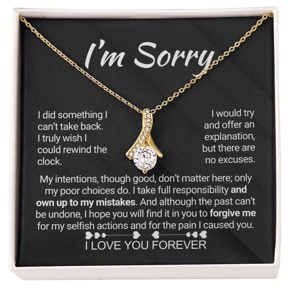 Apology Necklace Alluring Beauty