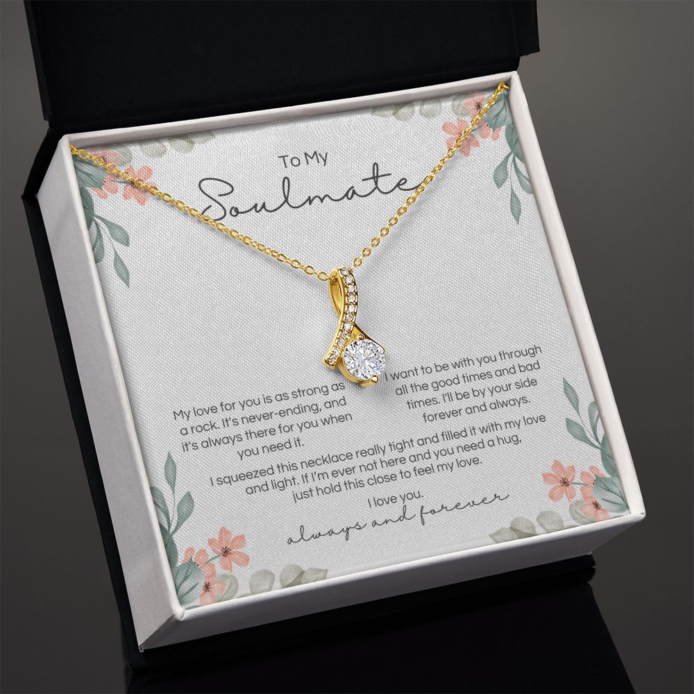 To My Soulmate - Strong As A Rock - Pendant - Design 2