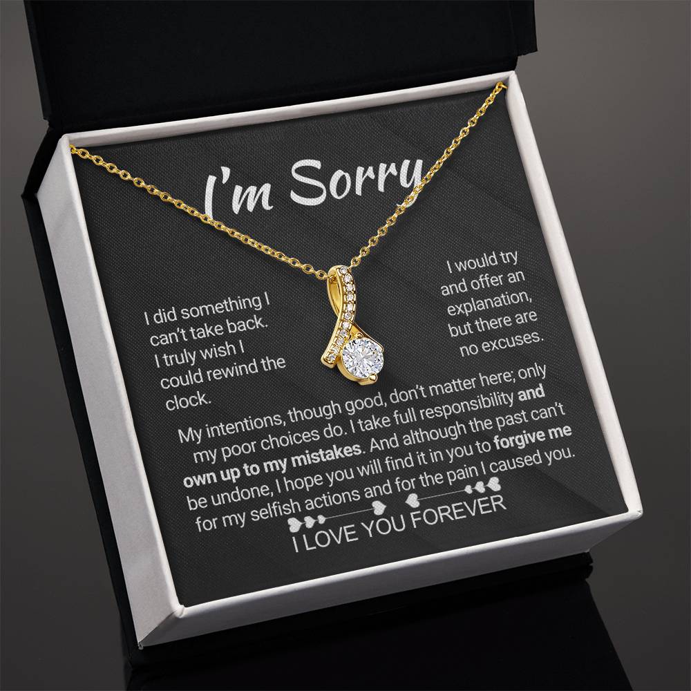 Apology Necklace Alluring Beauty