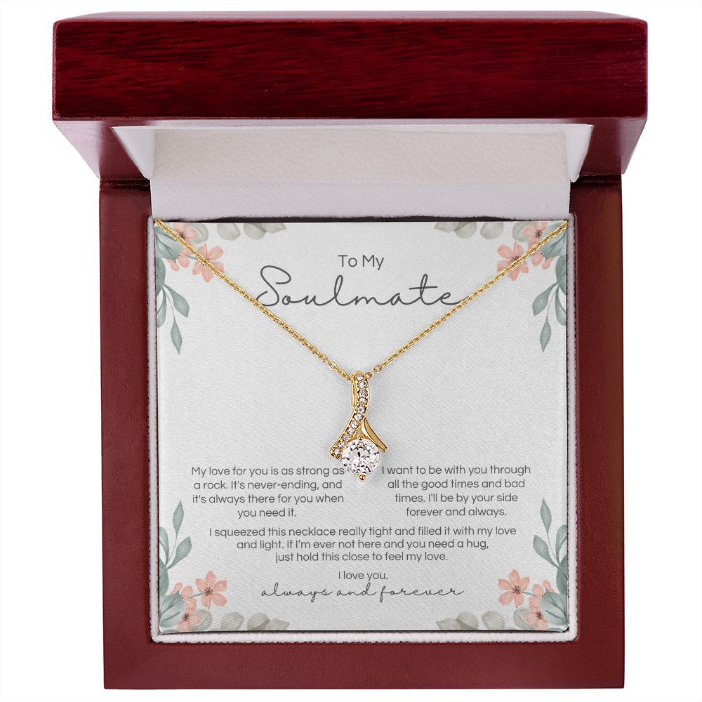 To My Soulmate - Strong As A Rock - Pendant - Design 2