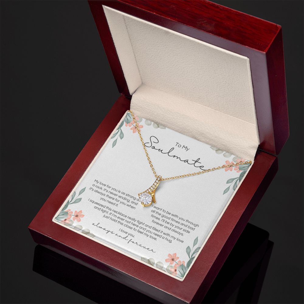 To My Soulmate - Strong As A Rock - Pendant - Design 2