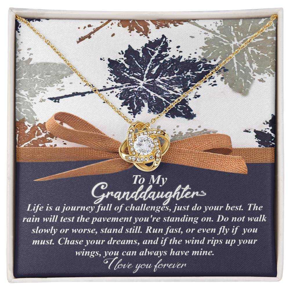 Granddaughter - Have Mine - Love Knot Necklace