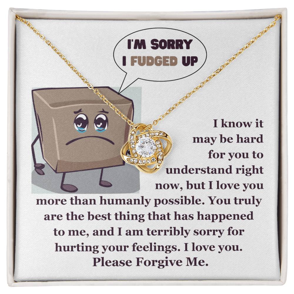 Sorry - The Best Thing - Love Knot Necklace