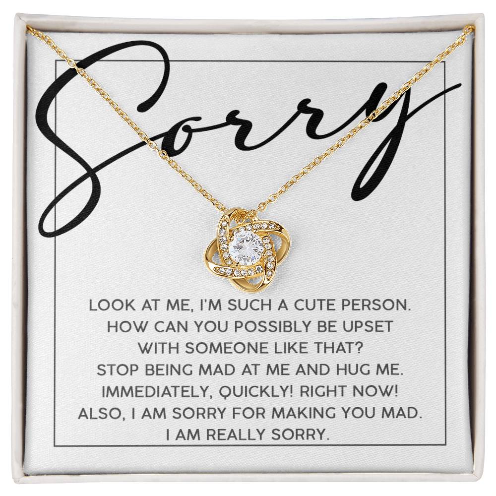 Sorry - Someone Like That - Love Knot Necklace