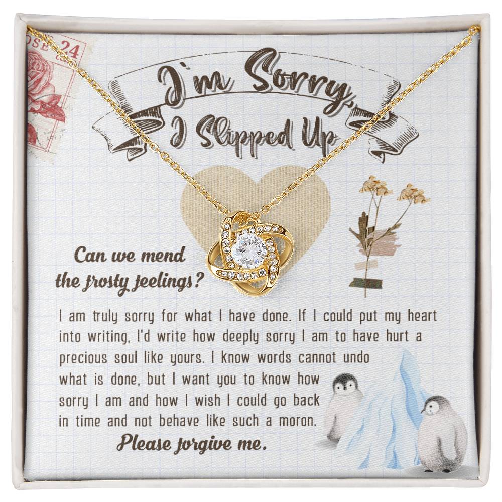 Sorry - Precious Soul - Love Knot Necklace