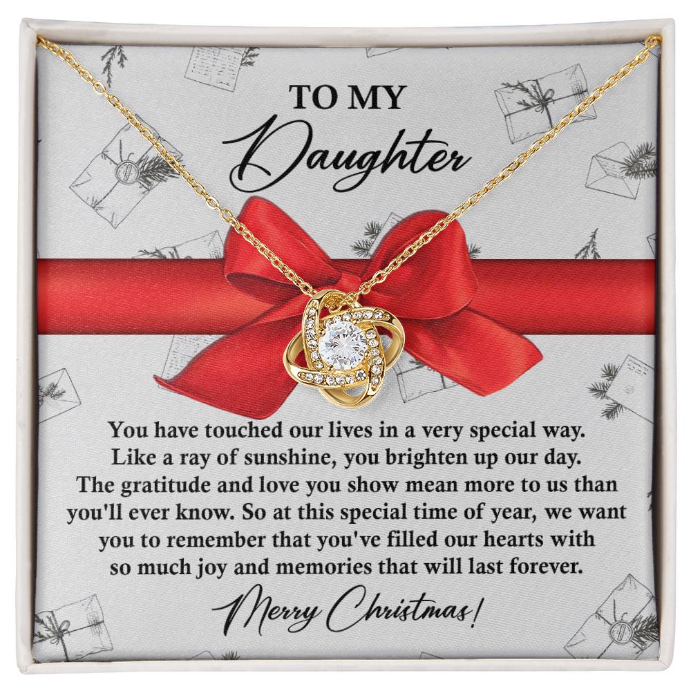 Daughter - Special Way - Love Knot Necklace