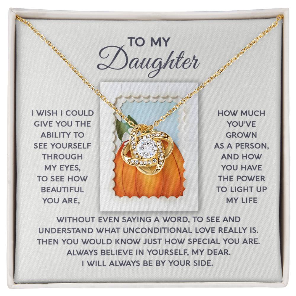 Daughter - How Special - Love Knot Necklace