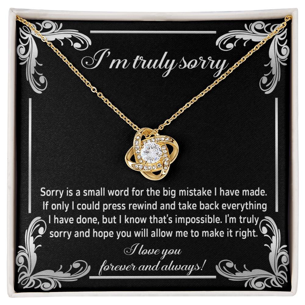 Sorry - Make It Right 2 - Love Knot Necklace