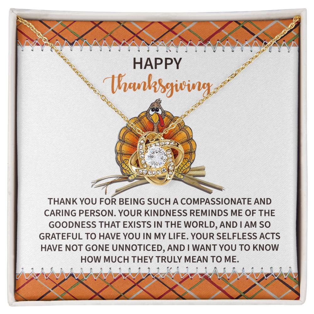 Thanksgiving - In My Life - Love Knot Necklace