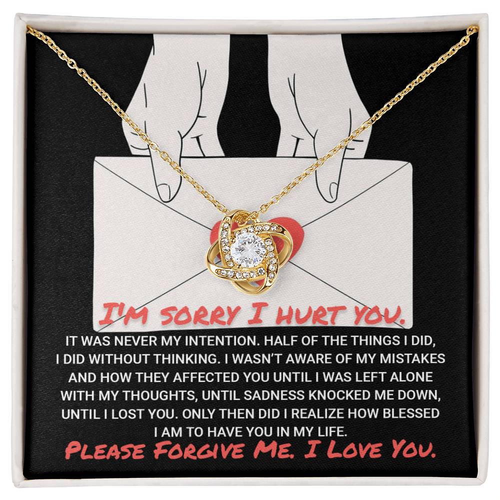 Sorry - Without Thinking - Love Knot Necklace