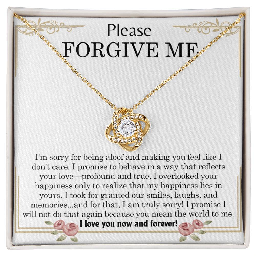 Sorry - Profound And True - Love Knot Necklace